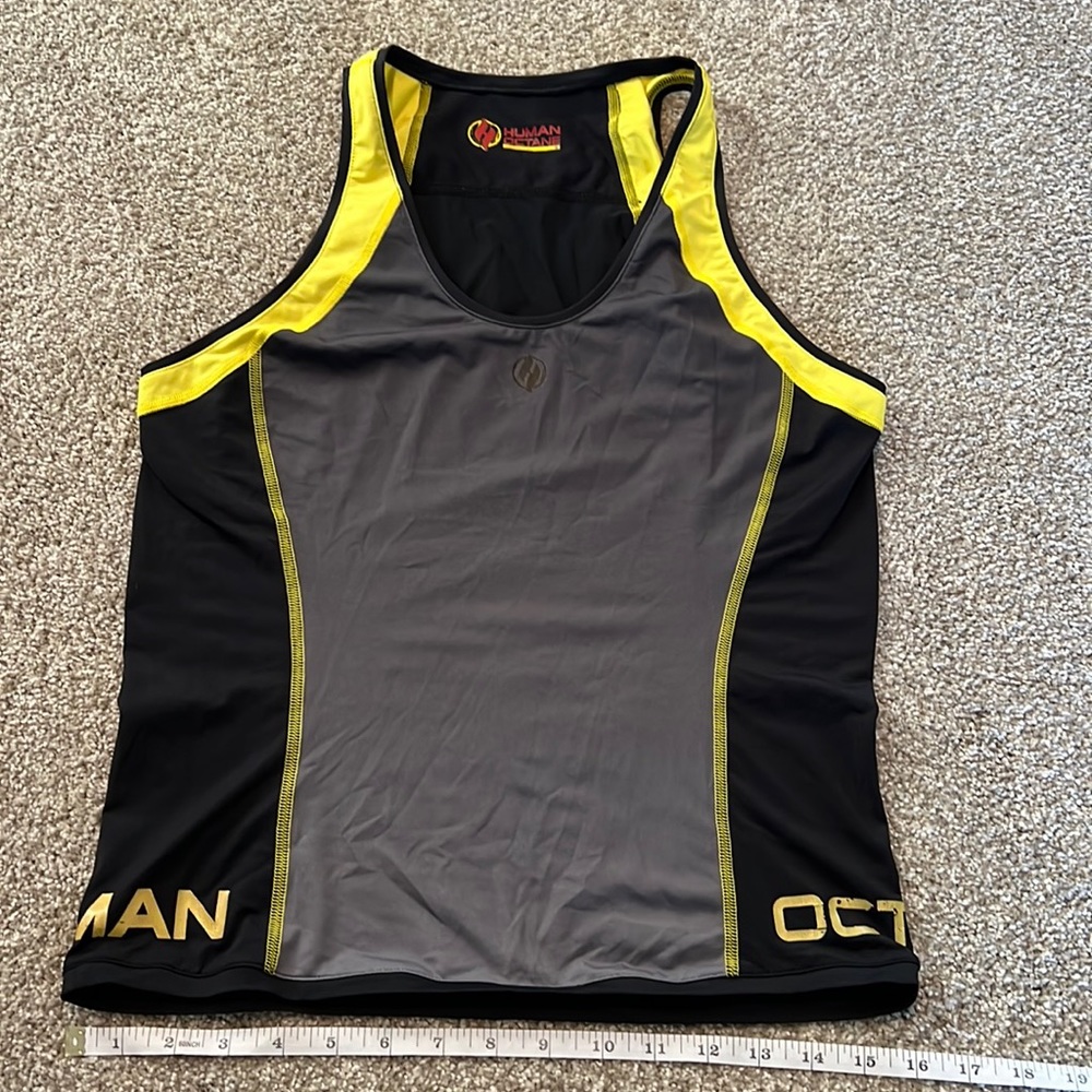 Human Octane Race Top Tank - size medium - like new - running Spartan